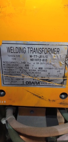 OBARA NI110T2-610 溶接ロボット