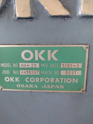 OKK MH-2V ベッド型立フライス