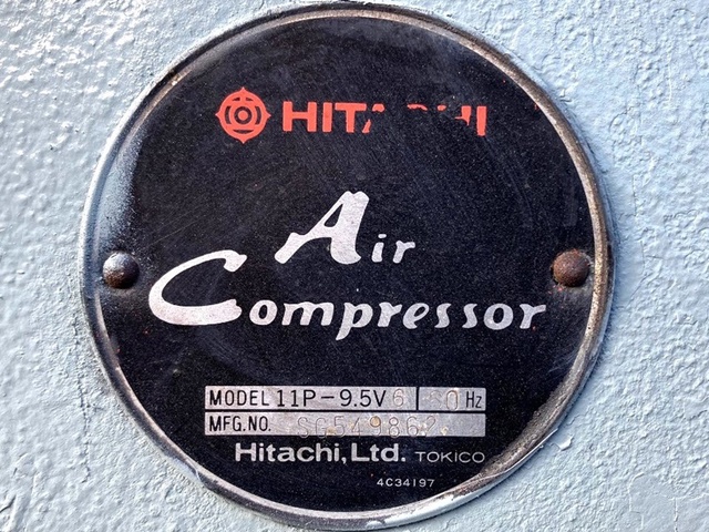 日立 HITACHI 11P-9.5V6 11kwコンプレッサー