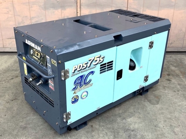 北越工業(AIRMAN)　ディーゼルエンジンコンプレッサ　PDS130S-5C3　ボックスタイプ　空気量3.7m3/min　大型商品に付き納期・送料別途お見積り