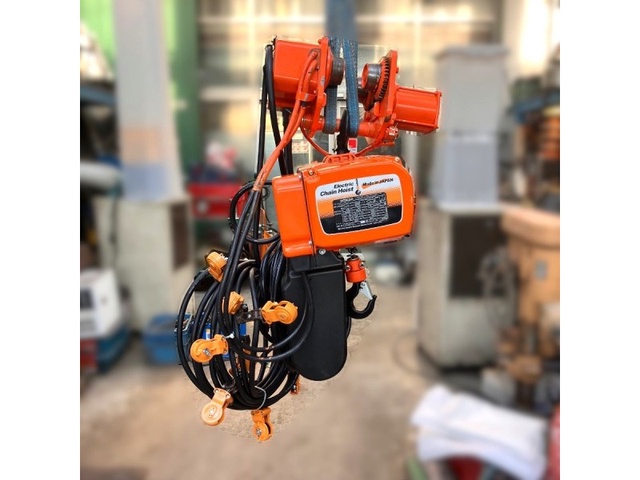 日立産機システム 0.49LH 1/2ET2 0.49T電動トロリー付電動チェーンブロック