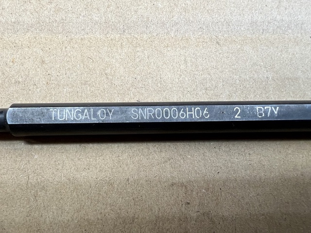 タンガロイ SNR0006H06-2 内径ねじ切り加工用バイト