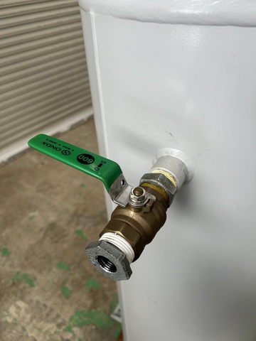 明治機械製作所 227L エアータンク