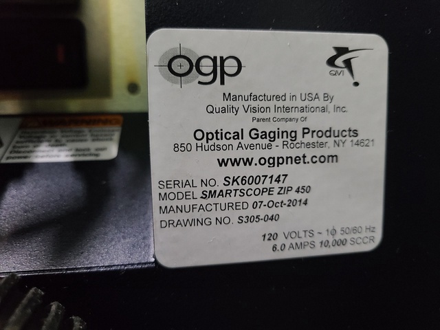 OGP SMARTSCOPE ZIP 600 マルチセンサー三次元測定機