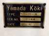山田工機 YIG-20M[オーバーホール機] 油圧式半自動内面研削盤