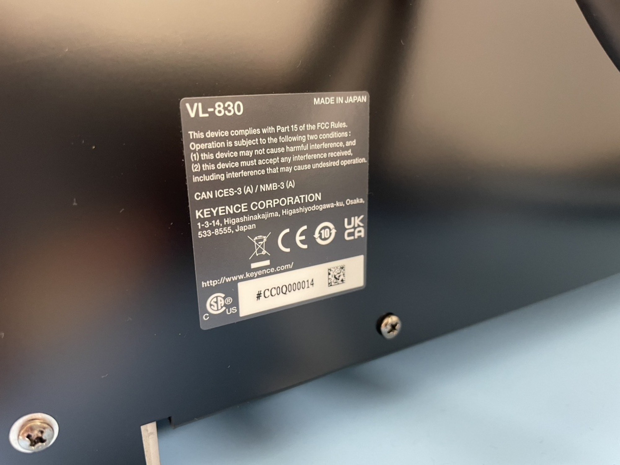 3Dスキャナ型三次元測定機 キーエンス VL-870 中古販売詳細【#408782