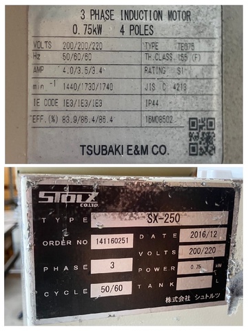 シュトルツ SX-250 ハイクラス一軸低速粉砕機 スカッター