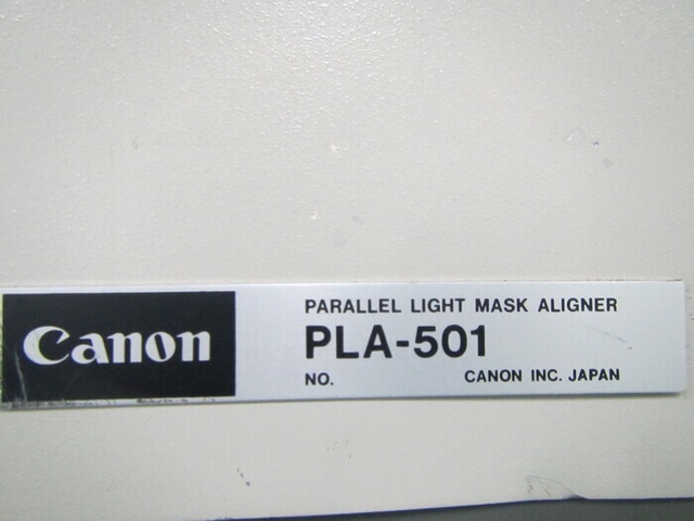 キャノン PLA-501 露光装置