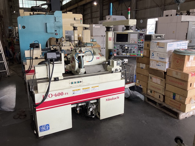 簡易ゴムロール円筒研削盤 水口製作所 LEO-600-FS 中古販売詳細