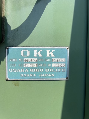 OKK MHA-400 横フライス
