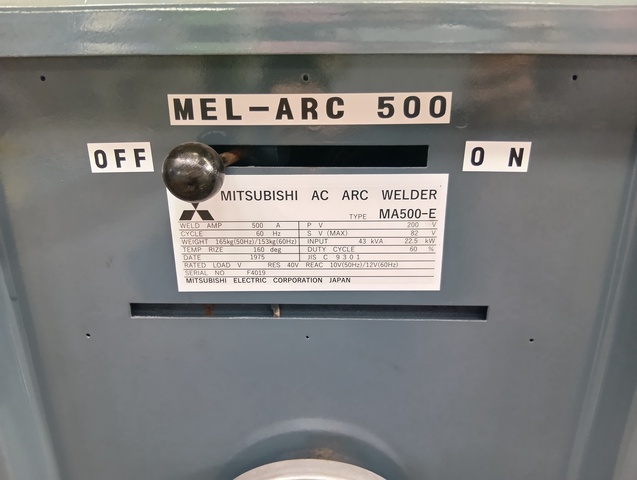 三菱電機 MA500-E 交流アーク溶接機