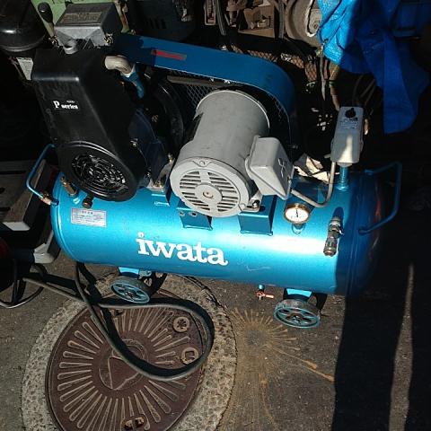 岩田塗装機工業 SP-150P [売約] 1.5kwコンプレッサー
