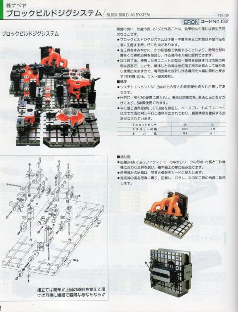 ナベヤ ERON ベースプレート11261-20510 ブロックビルド治具システム