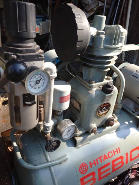 日立産機システム 0.75P-9.5VS6 0.75kwコンプレッサー
