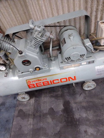 日立 HITACHI 3.7P-9.5V6 [売約] 3.7kwコンプレッサー