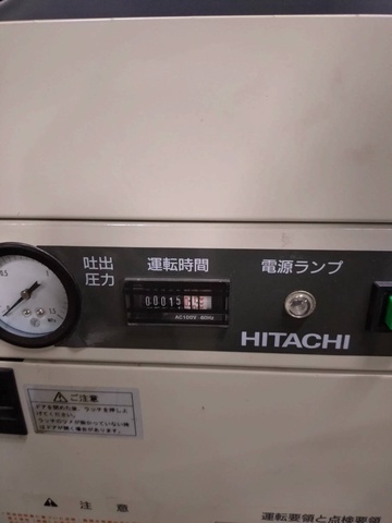 日立産機システム PBD-0.75PSJ6 0.75kwコンプレッサー