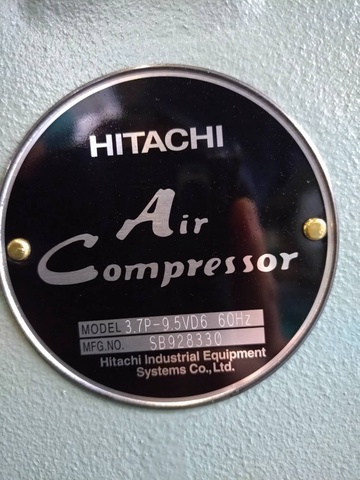 日立産機システム 3.7P-9.5VD6 3.7kwコンプレッサー