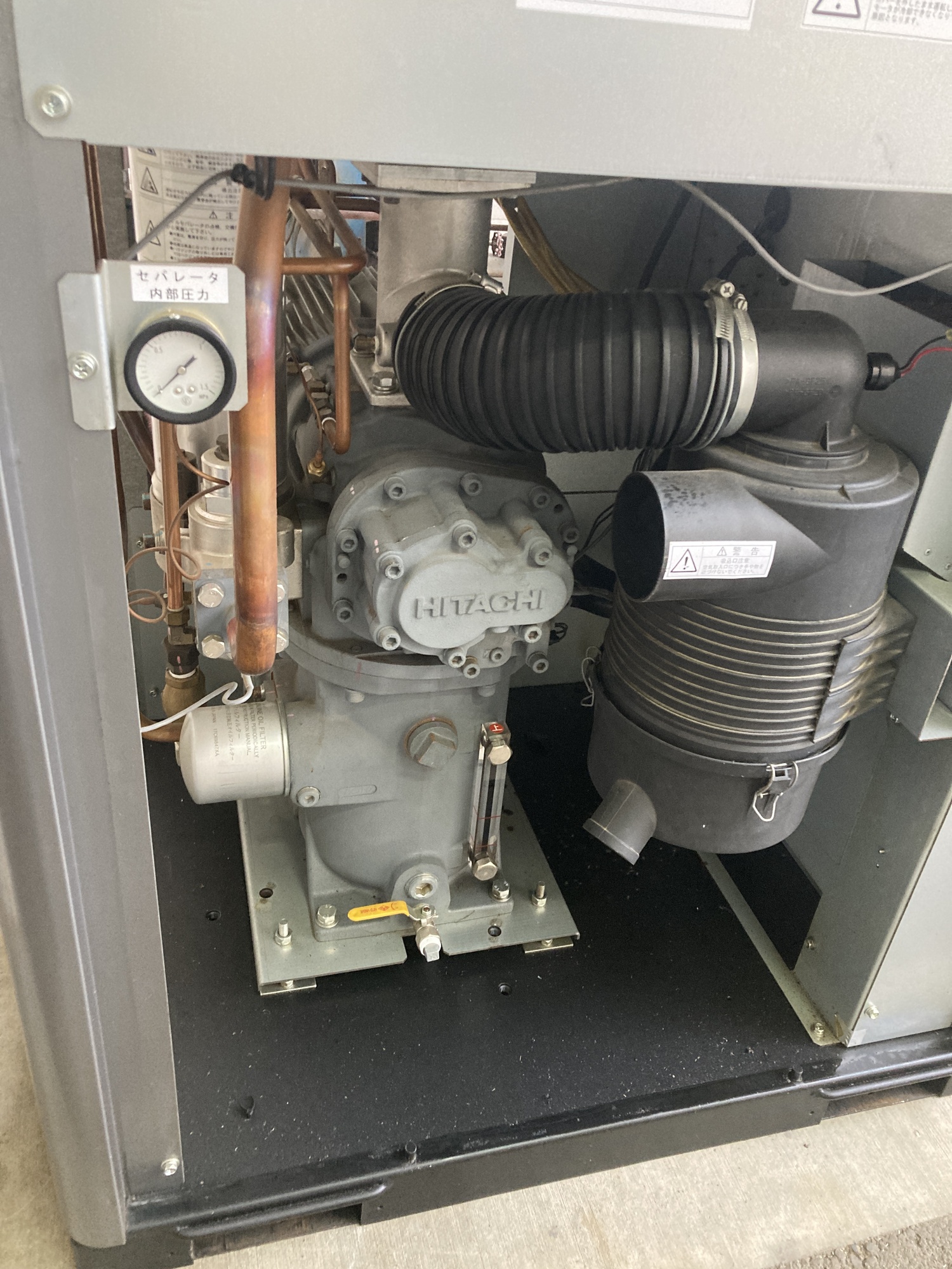 22kwコンプレッサー(ドライヤー内蔵) 日立産機システム OSP-22VARN2