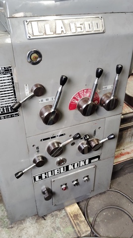 中部工機 LLA1500 9尺旋盤