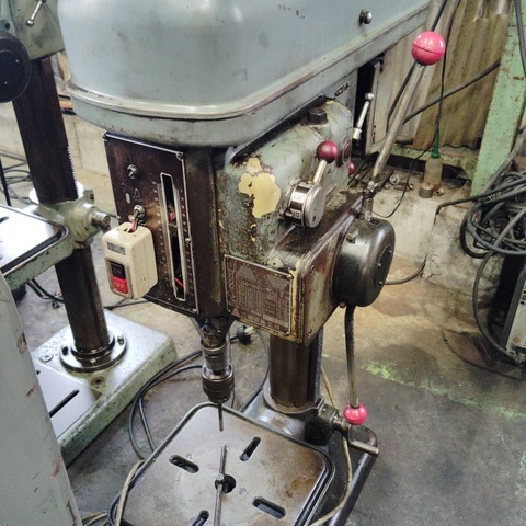 吉田鐵工所 YBD-450F 卓上ボール盤(自動送り付)