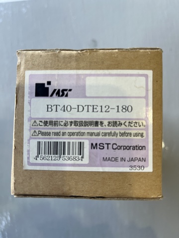 MST BT40-DTE12-180 データワンコレットホルダー