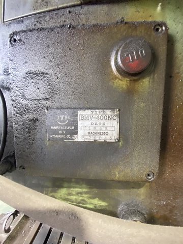 大鳥機工 BMV-400NC NC立フライス