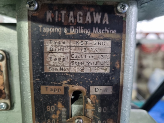 北川鉄工所 KST-360 タッピングボール盤