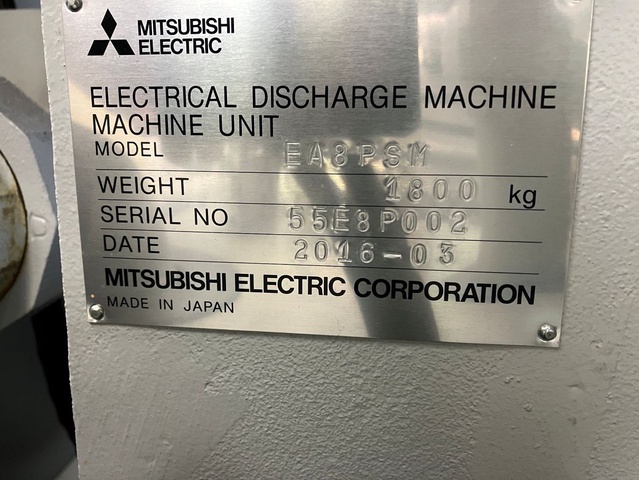 三菱電機 EA8PSM NC放電加工機(ATC付)