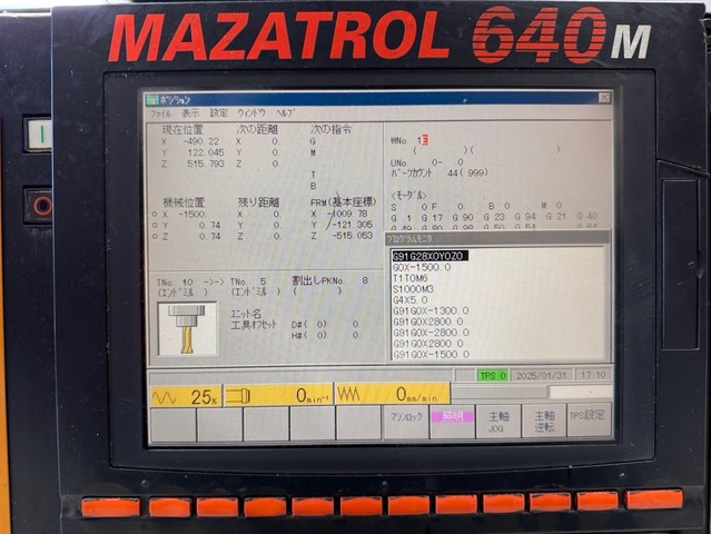 ヤマザキマザック SVC2000L/120 立マシニング(BT40)
