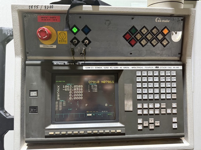 STUDER S40CNC 内面外面円筒研削盤